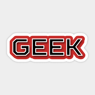 Cool Geek Science T-Shirt Sticker